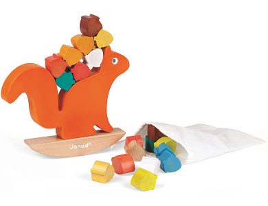 Eichhörnchen Nuss Balancespiel