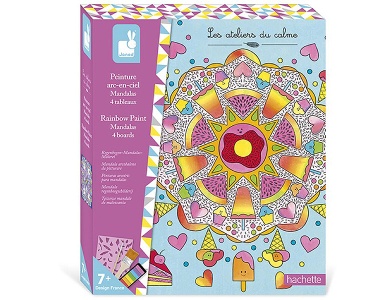 Mandalas mit Regenbogenfarben