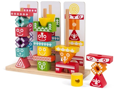 Holz-Stapelspiel Edutotem