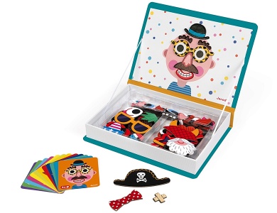 Magnetbuch Crazy Faces Boys 70Teile