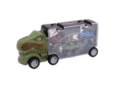 Johntoy Dino-Lagerwagen mit 3 Dino-Autos