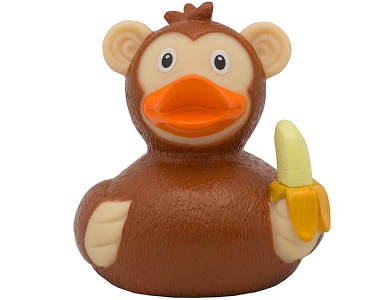 Badeente Affe