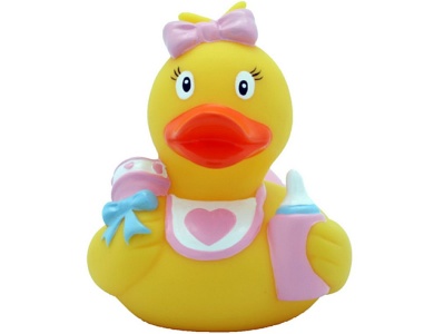 Badeente Mädchen Baby