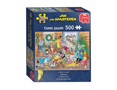 Jumbo Jan van Haasteren Puzzle - Christmas Jitters, 500 Teile.