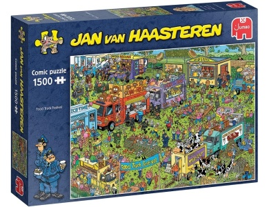 Jumbo Jan van Haasteren Puzzle - Food Truck Festivals, 1500.
