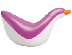 Schwimmende Ente violett