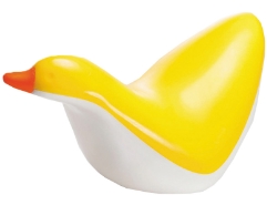 Schwimmende Ente gelb