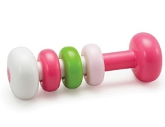 Rasselstab pink