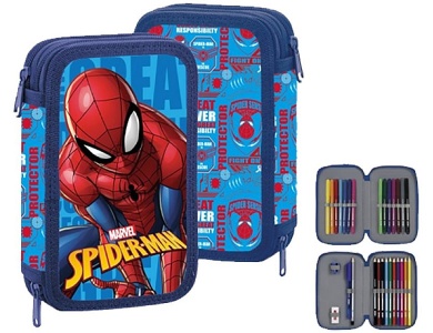Doppeldecker Etui gefüllt