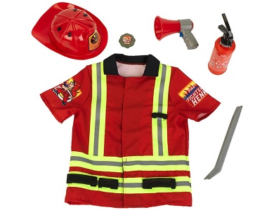 Feuerwehrkostüm mit Zubehör