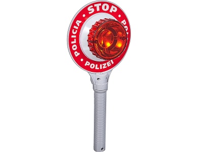 kleinToys Polizei-Kelle Blinklicht
