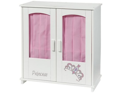 Puppenschrank Diadem Weiss
