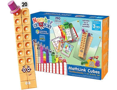 Learning Resources MathLink-Steckwrfel Aktivittsset11-20 (EN)