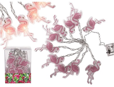 LED-Lichterkette Flamingo