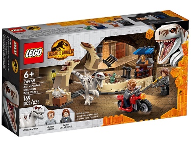 LEGO Jurassic World Atrociraptor: Motorrad-Verfolgungsjagd (76945)