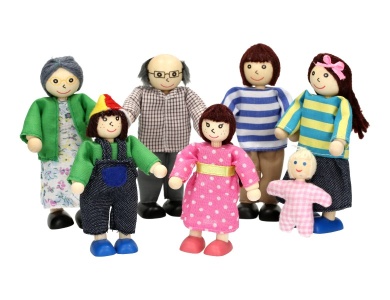 Biegepüppchen Grossfamilie