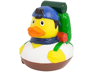 Badeente Backpacker