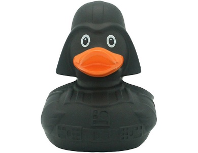Badeente Black Star