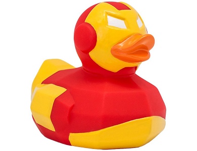 Badeente Red Star