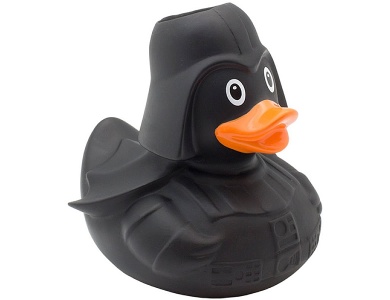 Badeente Black Star