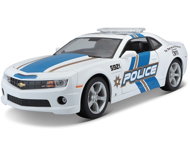 Maisto 1:18 Special Edition Chevrolet Camaro SS RS Police Weiss