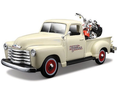 Chevy Pickup 1950 & Harley Davidson Heritage