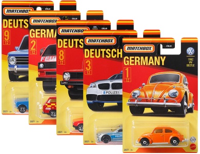 Matchbox Best of Germany Die-Cast Sortiment - 1:64
