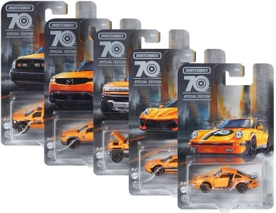 Matchbox Moving Parts 70th Anniversary Sortiment - 1:64