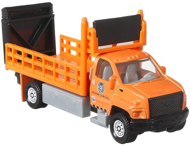 GMC 3500 Attenuator Truck Orange 1:64