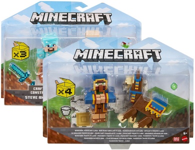Mattel Minecraft Craft-A-Block 2er-Pack