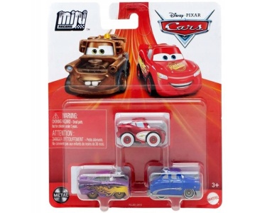 Mattel 3er-Pack Ramone, Crusin' Lightning McQueen & Doc Hudson (MiniRacers)