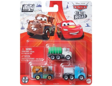 Mattel 3er-Pack Erin Kindafast, Gray & Mater (MiniRacers)