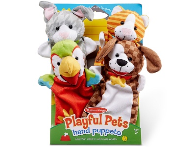 Handpuppen-Set Haustiere
