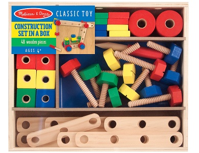Melissa & Doug Holzbaukasten (48Teile)