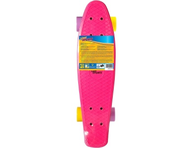 NSP Kickboard pink  gelb/lila, ABEC 7
