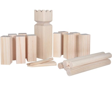 Outdoor Active Schwedenschach-Kubb im Netz