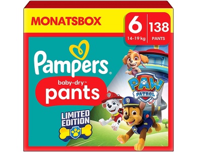Windeln Monatsbox Paw Patrol Gr.6 138Stck