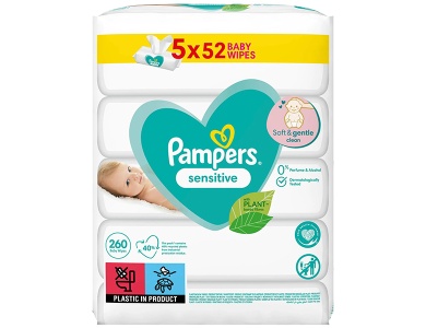 Pampers Feuchttcher Vorteilspackung (5x52)