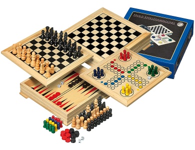 Holz-Spielesammlung Reiseversion
