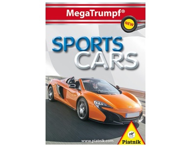 MegaTrumpf® Quartett Sports Cars 32 Karten Piatnik 423314 