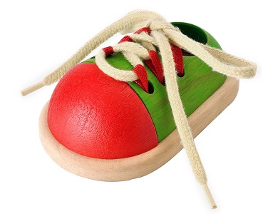 Bind den Schuh