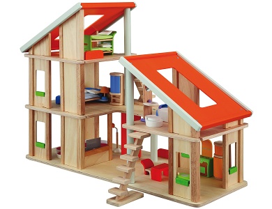 Chalet Puppenhaus mit Möbel