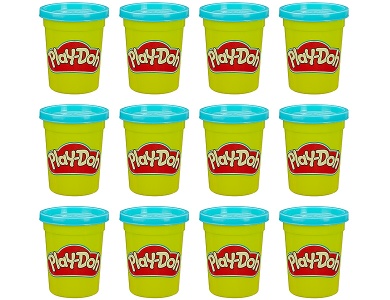 12er-Pack Spielknete Blau 12x112g