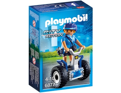 Polizistin mit Balance-Racer 6877