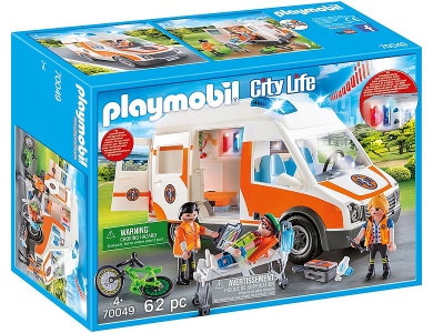 Rettungswagen mit Licht und Sound 70049