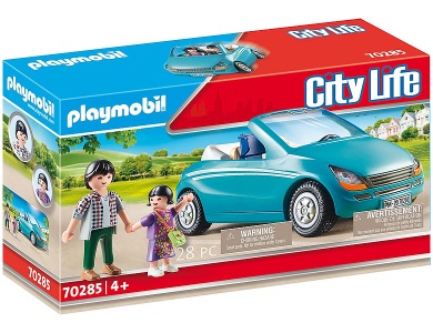 Papa und Kind mit Cabrio 70285