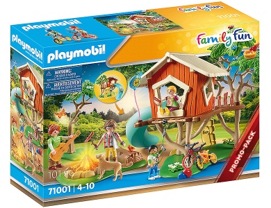 PLAYMOBIL FamilyFun Abenteuer-Baumhaus mit Rutsche (71001)