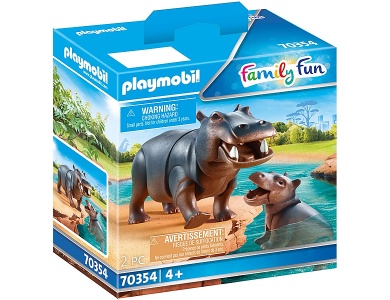 Flusspferd mit Baby 70354