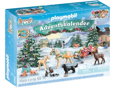 PLAYMOBIL Adventskalender Pferde: Weihnachtliche Schlittenfahrt (71345)