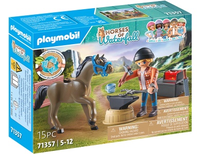 PLAYMOBIL Hufschmied Ben & Achilles (71357)
